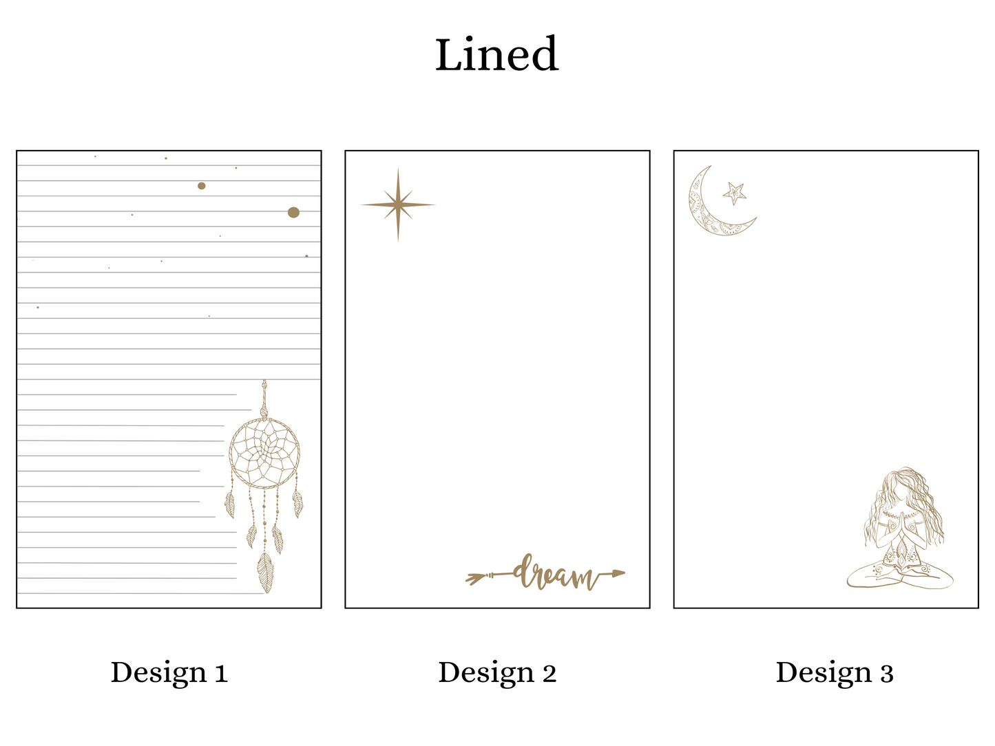 Dreamer 3-Subject Notepad