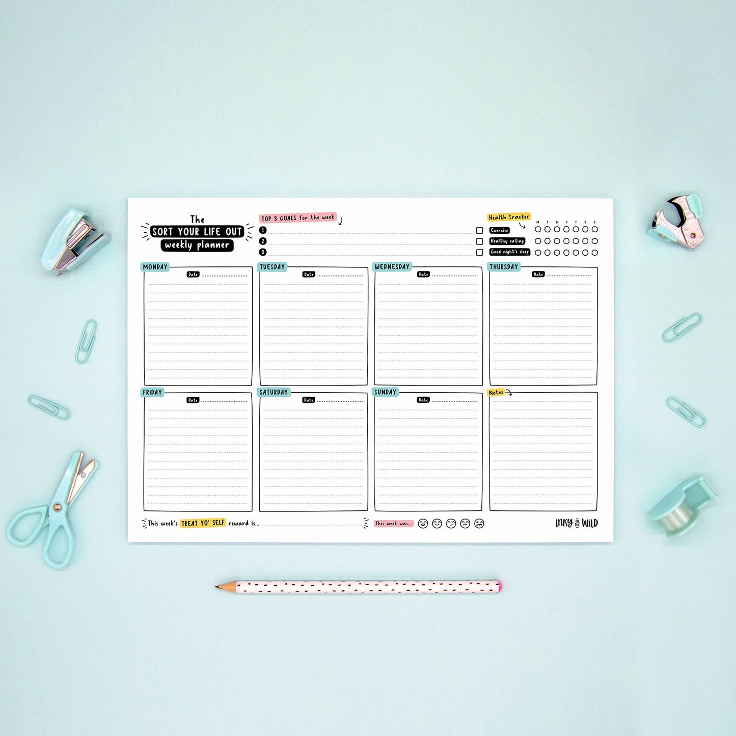 Sort Your Life Out Weekly Planner Notepad