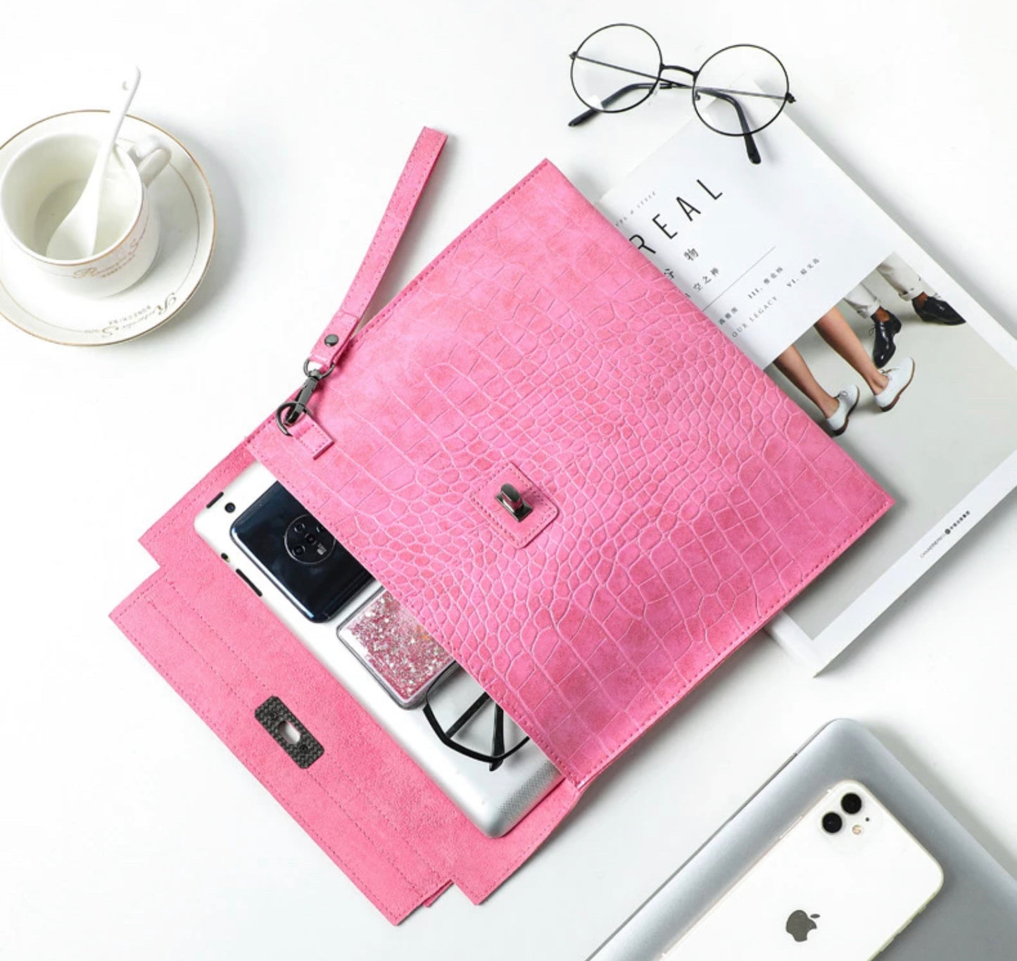 Business Clutch - Pink