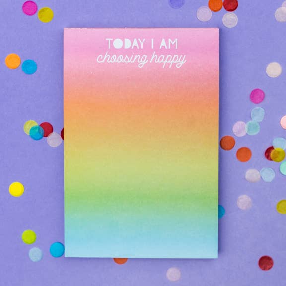 Choose Happy Notepad