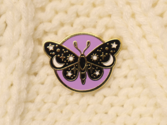 Night Moth Pin