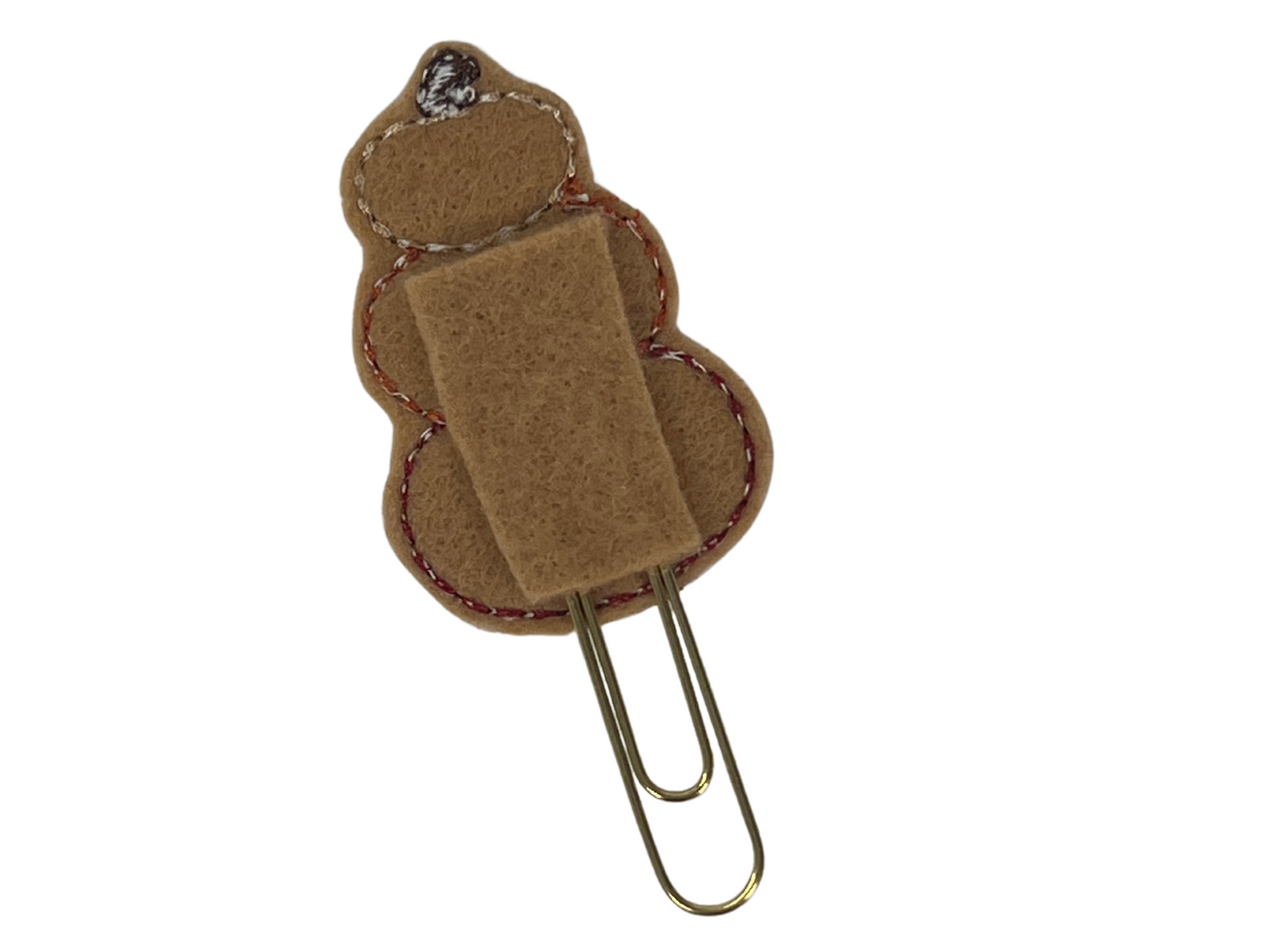 Pumpkin Stack Feltie Clip