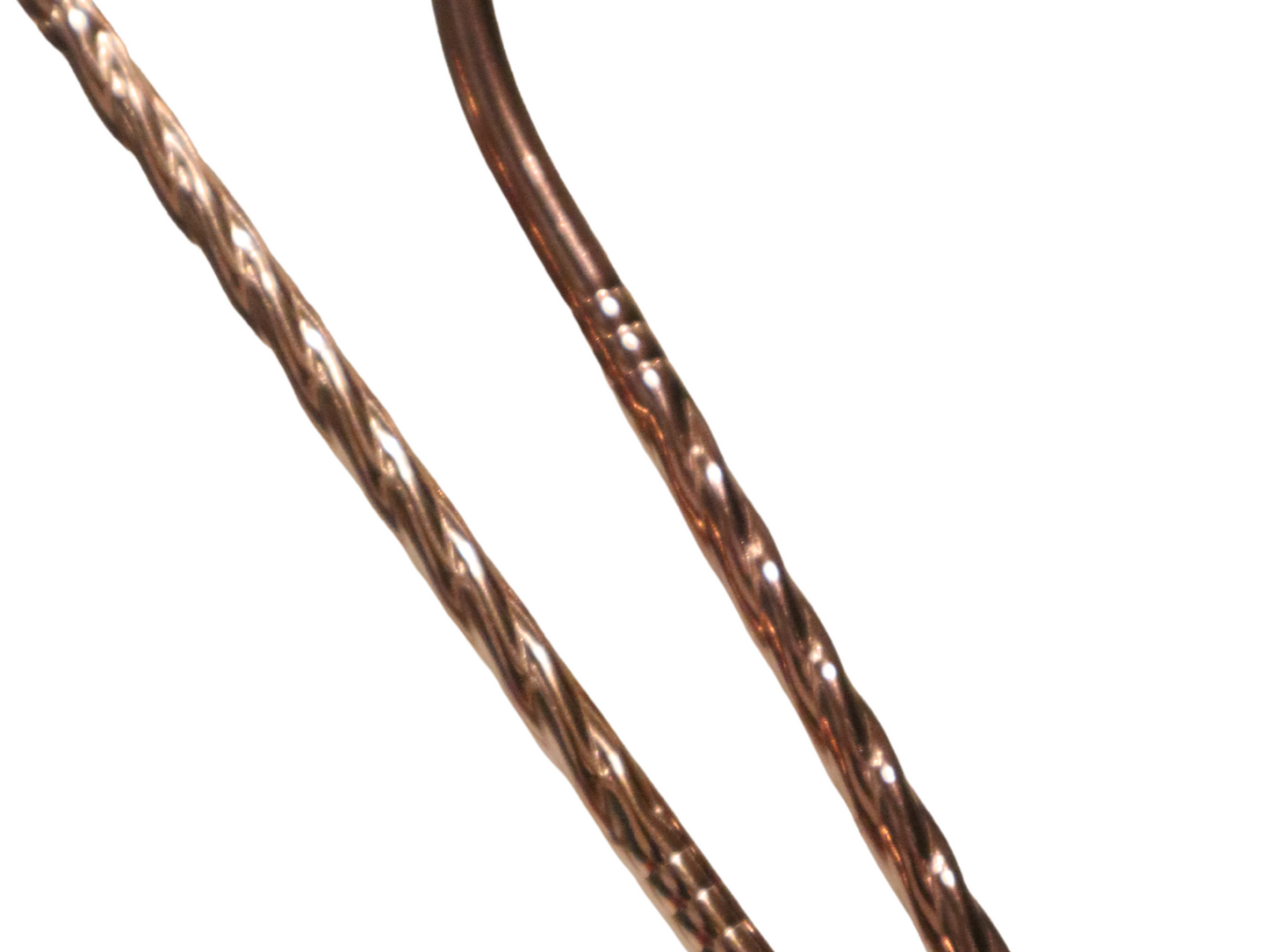 Rose Gold Twist Straw Set