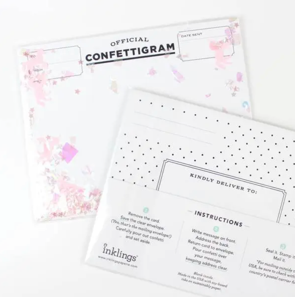 Unicorn Confettigram