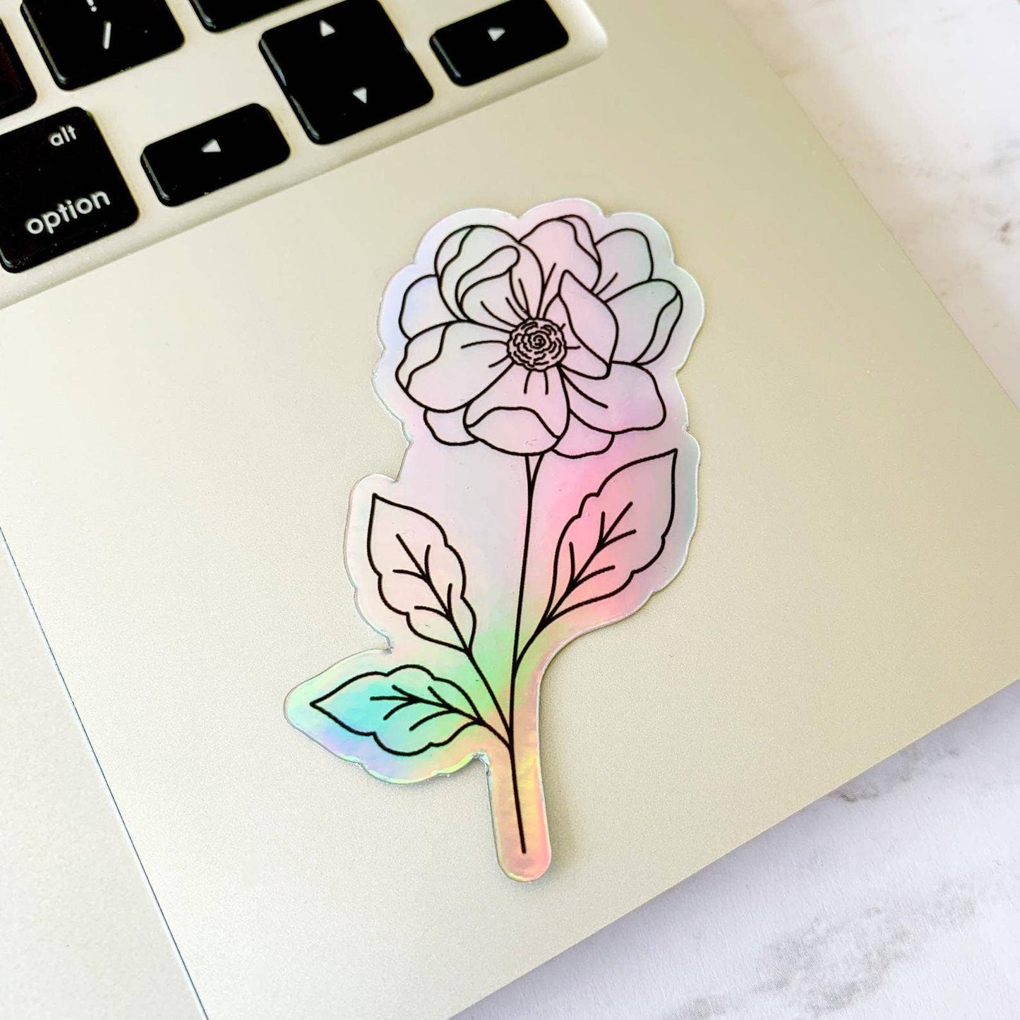 Holographic Anemone Sticker