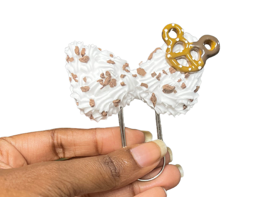 Chocolate Crunch Bow Clip