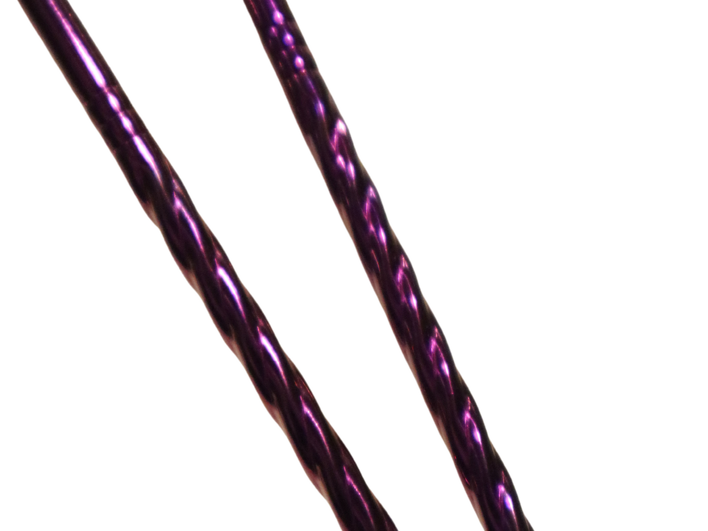 Purple Twist Straw Set