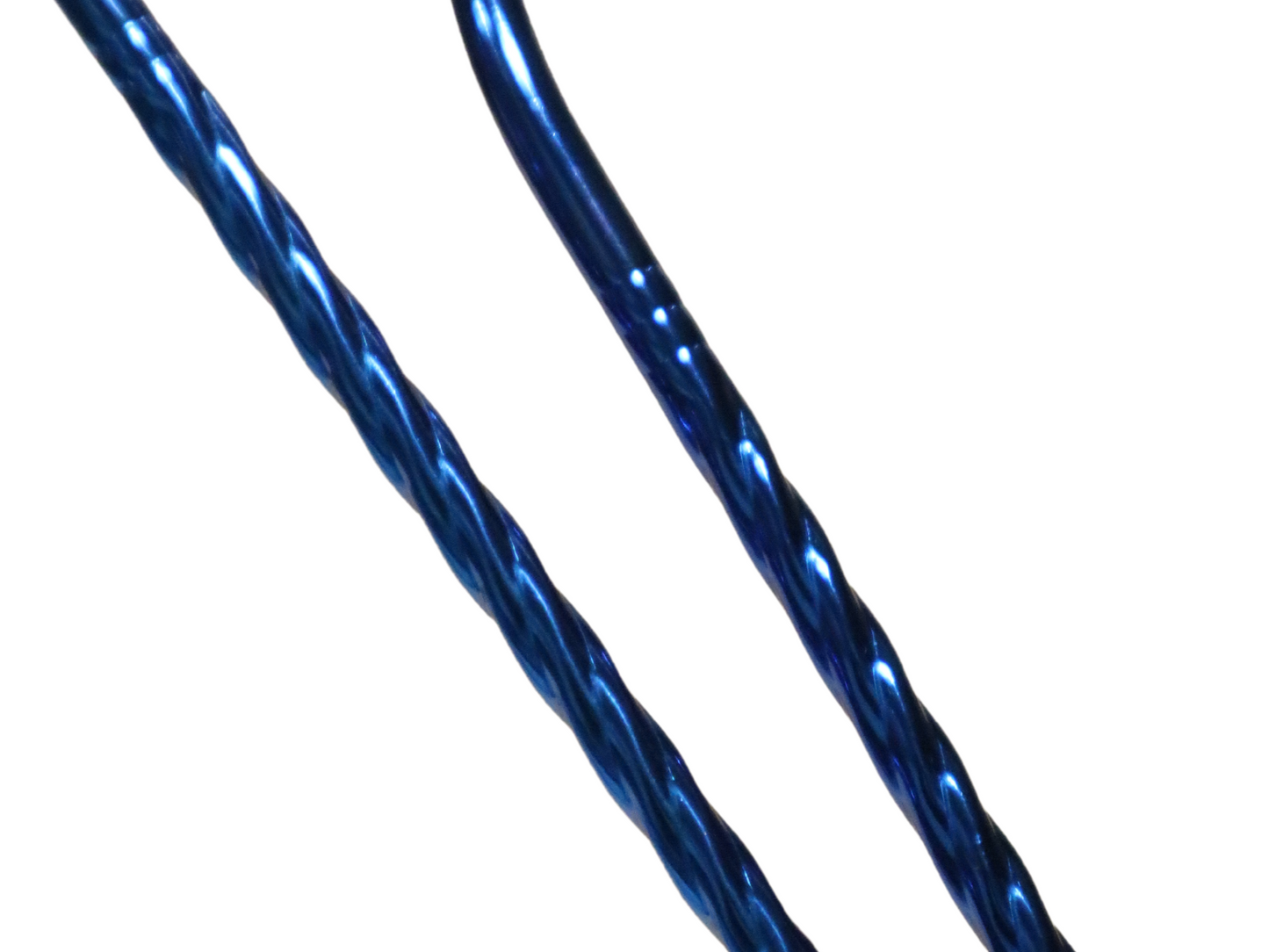 Blue Twist Straw Set