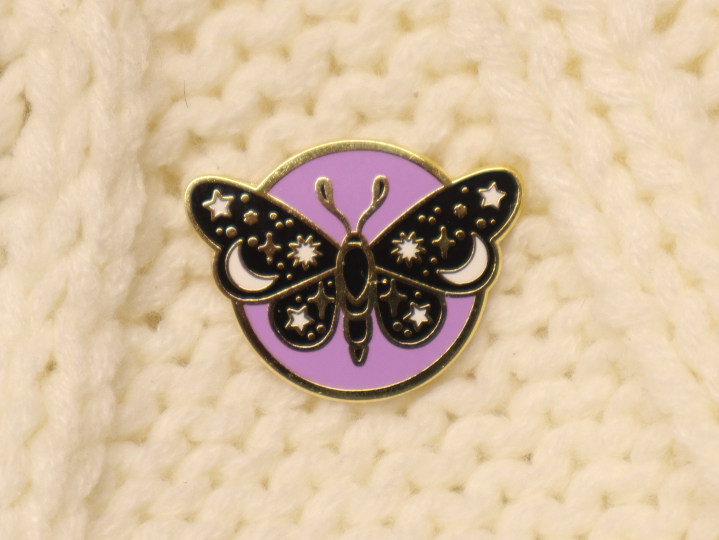 Night Moth Pin