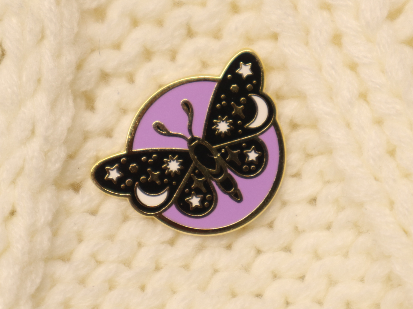 Night Moth Pin