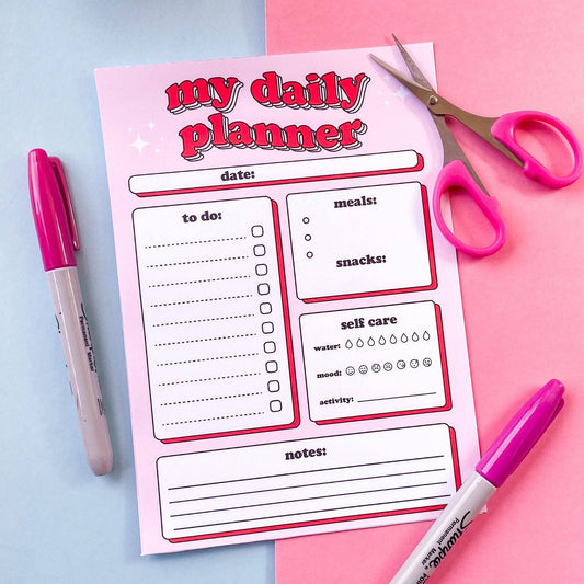 My Daily Planner Notepad
