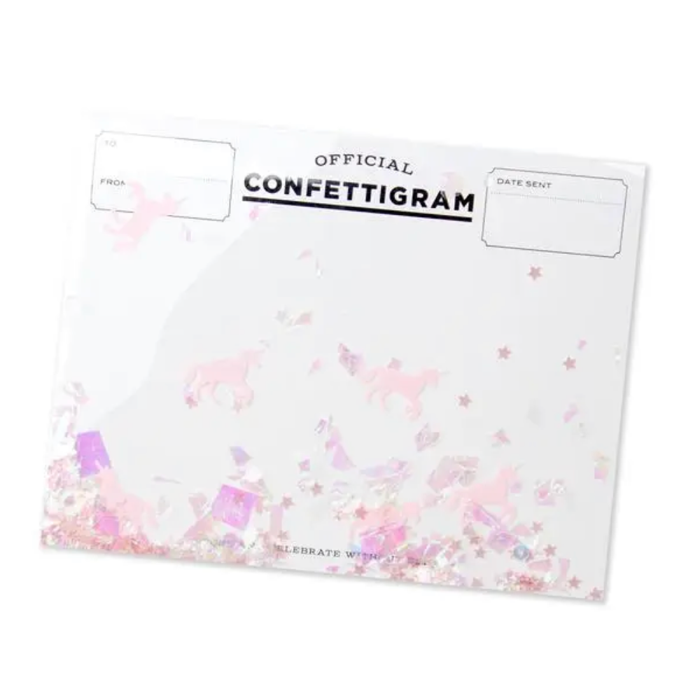 Unicorn Confettigram