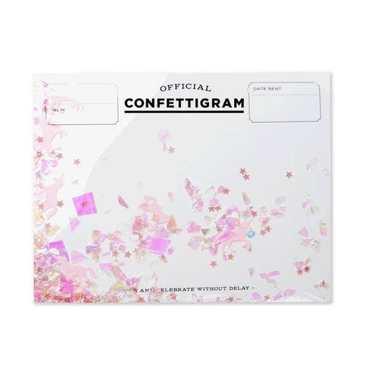 Unicorn Confettigram
